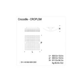 CROCODILE pl - Φωτιστικά Οροφής / Πλαφονιέρες